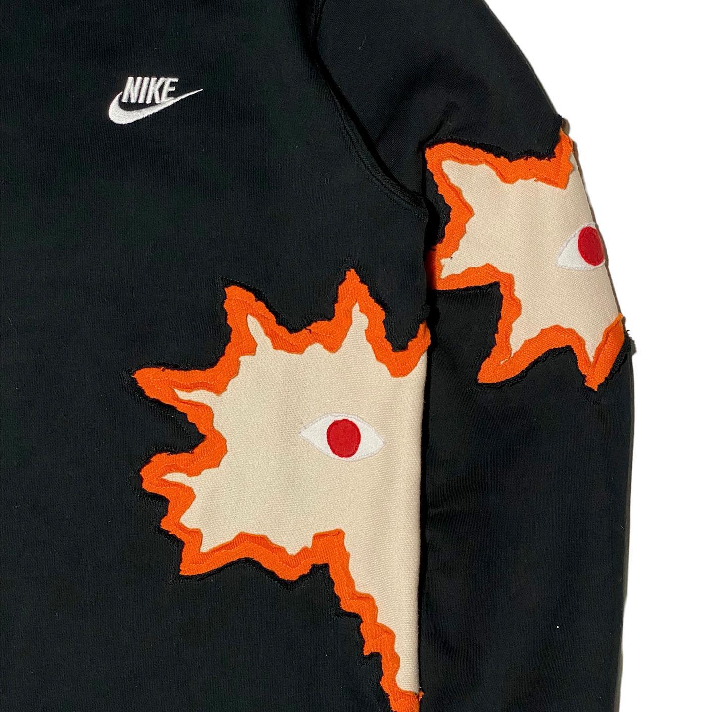 Reworked Nike Bullets Sweatshirt