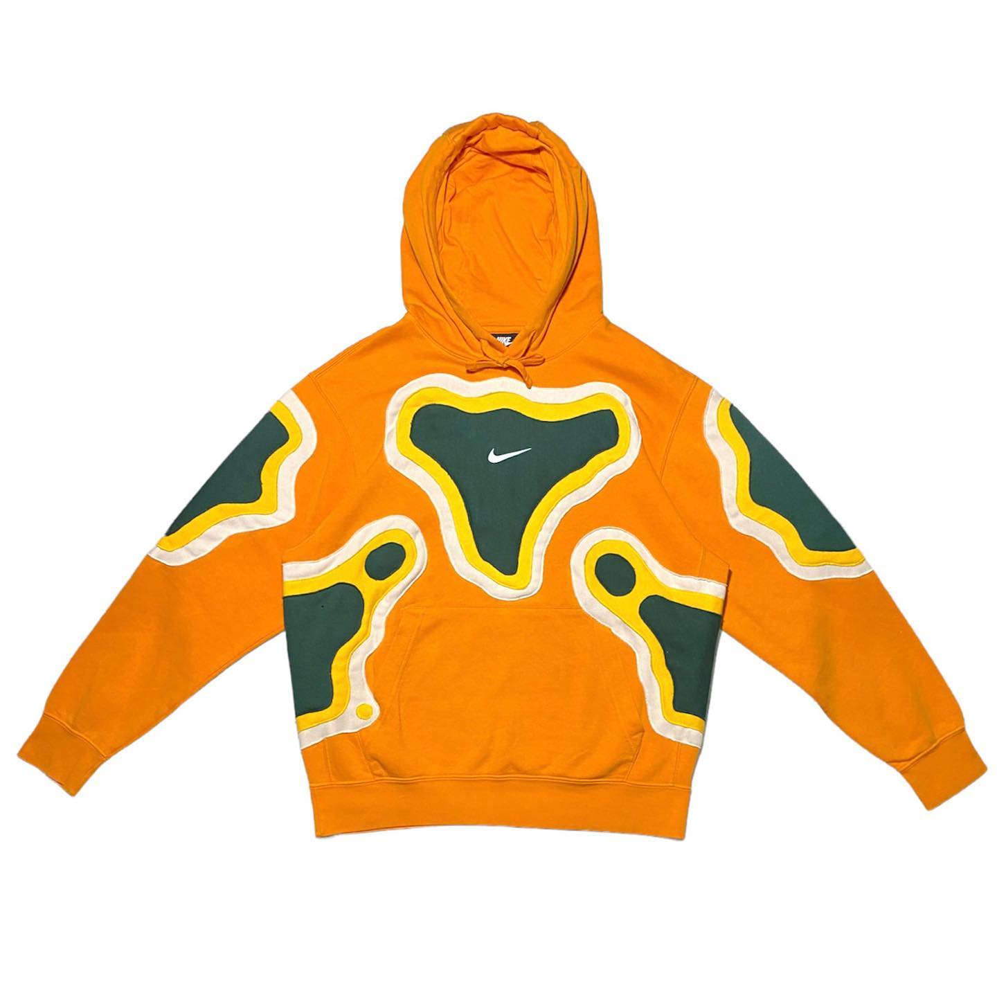 Reworked Nike Cell Hoodie Orange/Yellow/Green