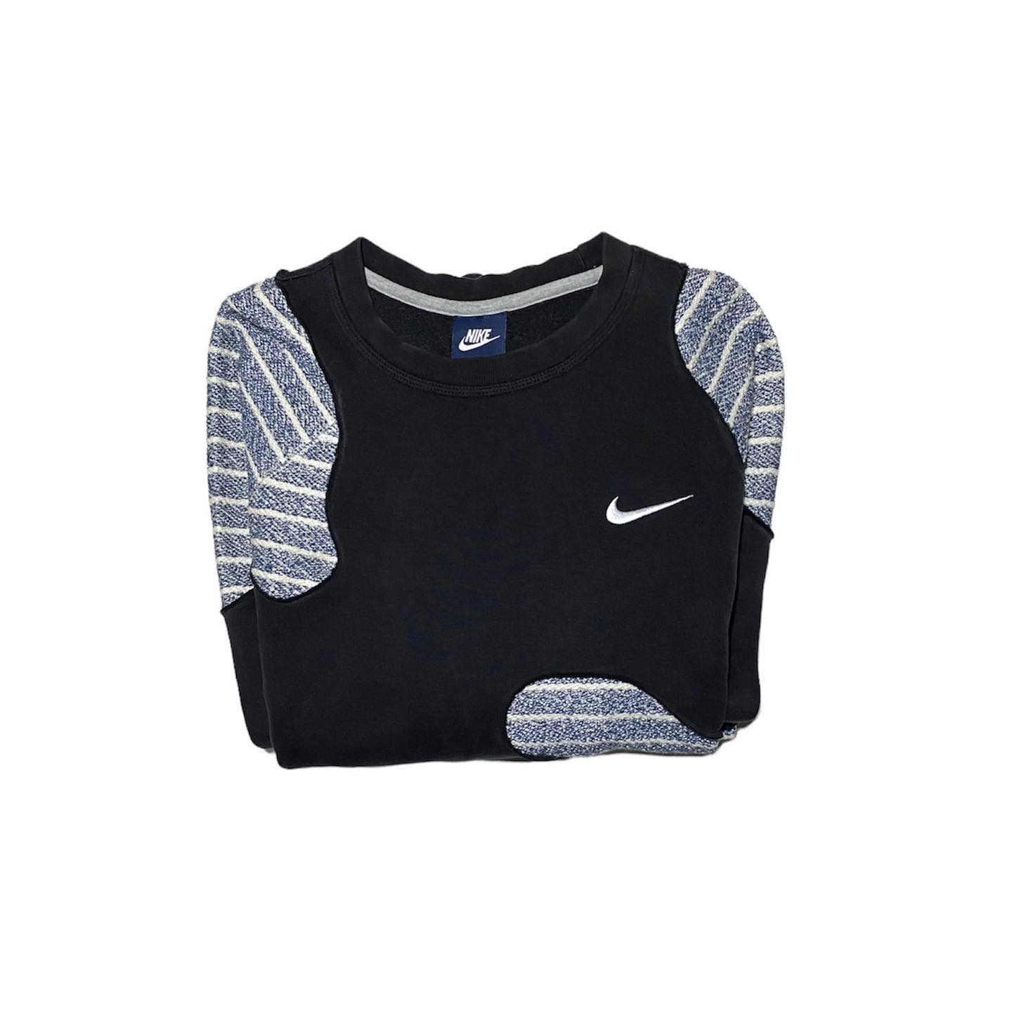 Reworked Nike Island Sweatshirt Black