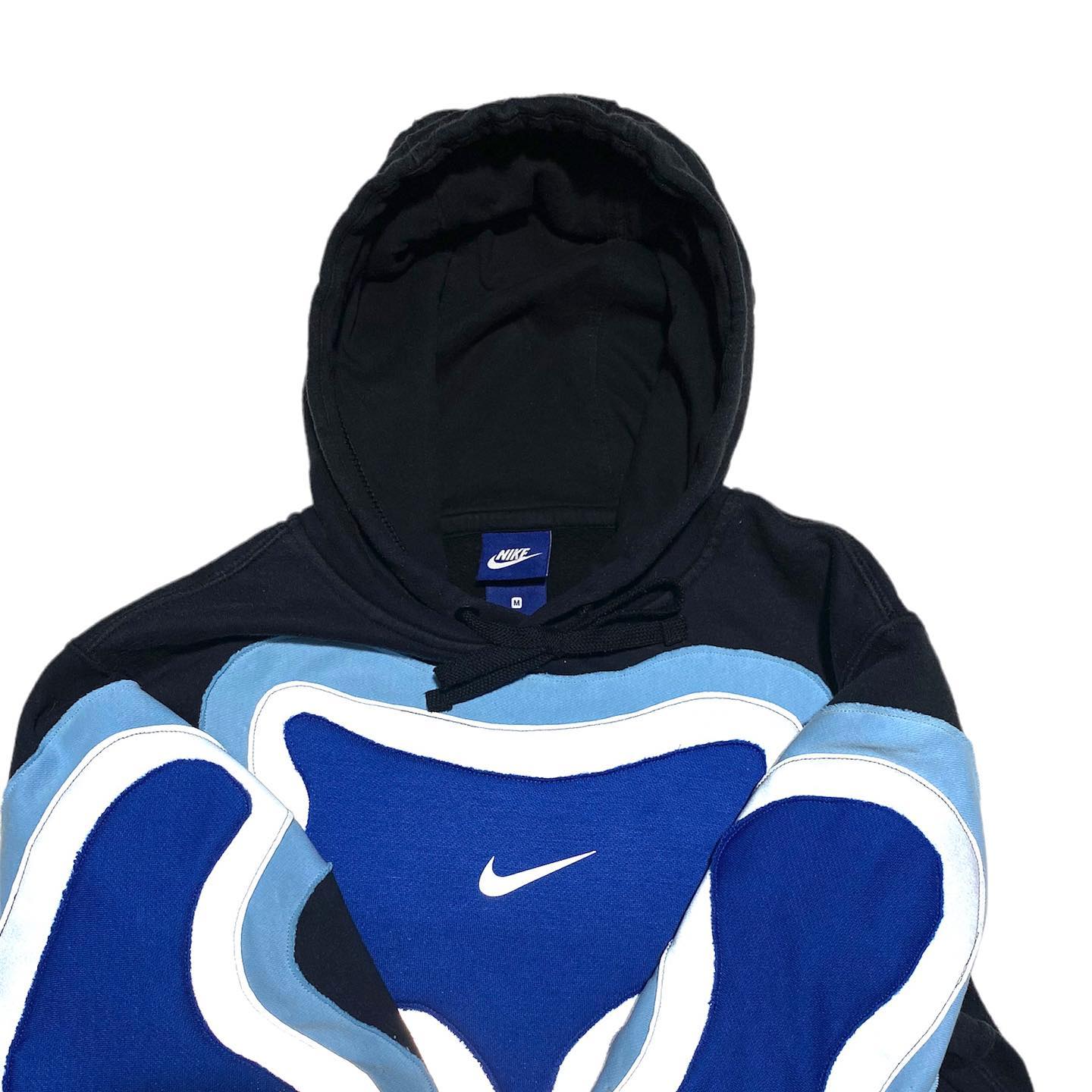 Reworked Nike Island Hoodie Blue