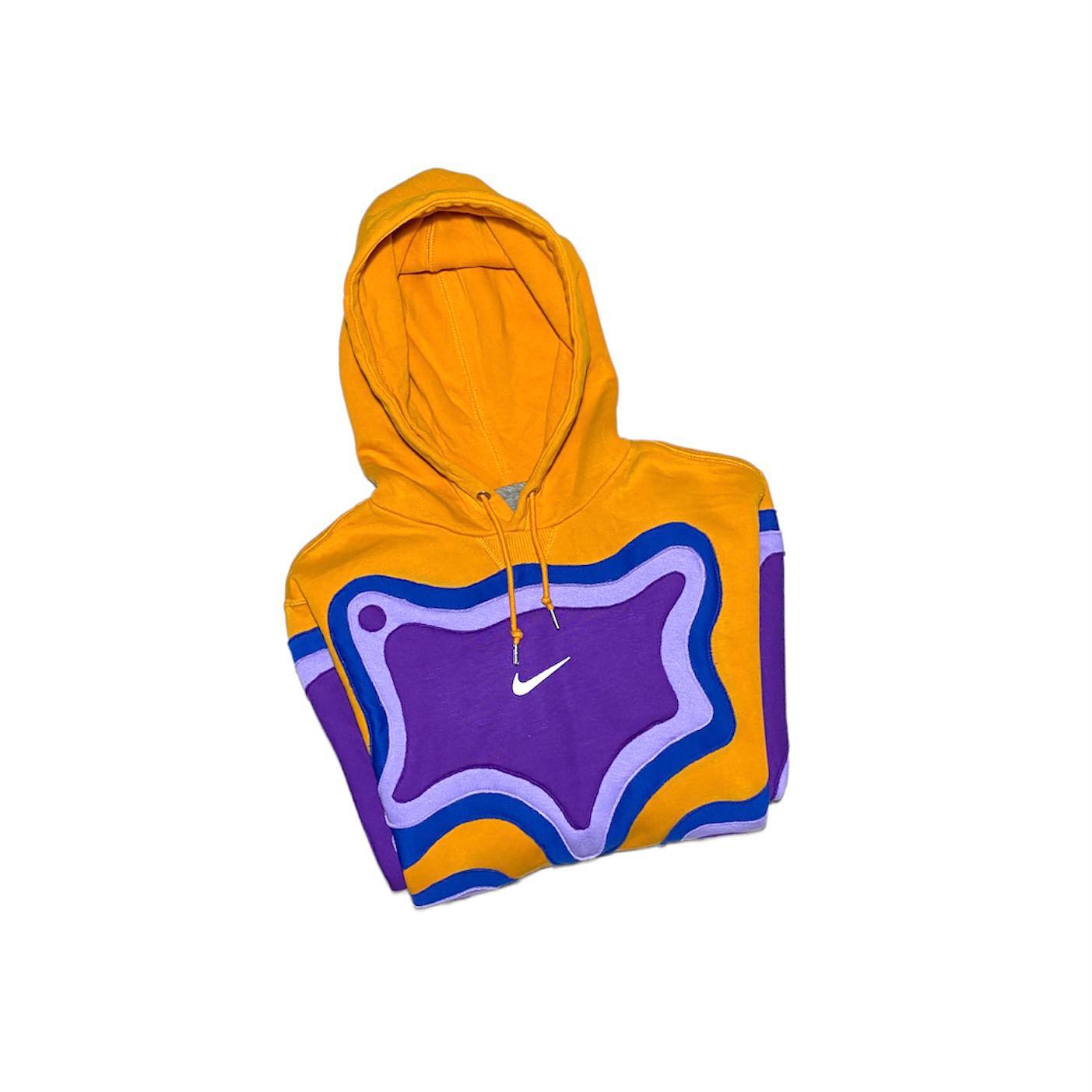 Reworked Nike Thermal Hoodie Lakers