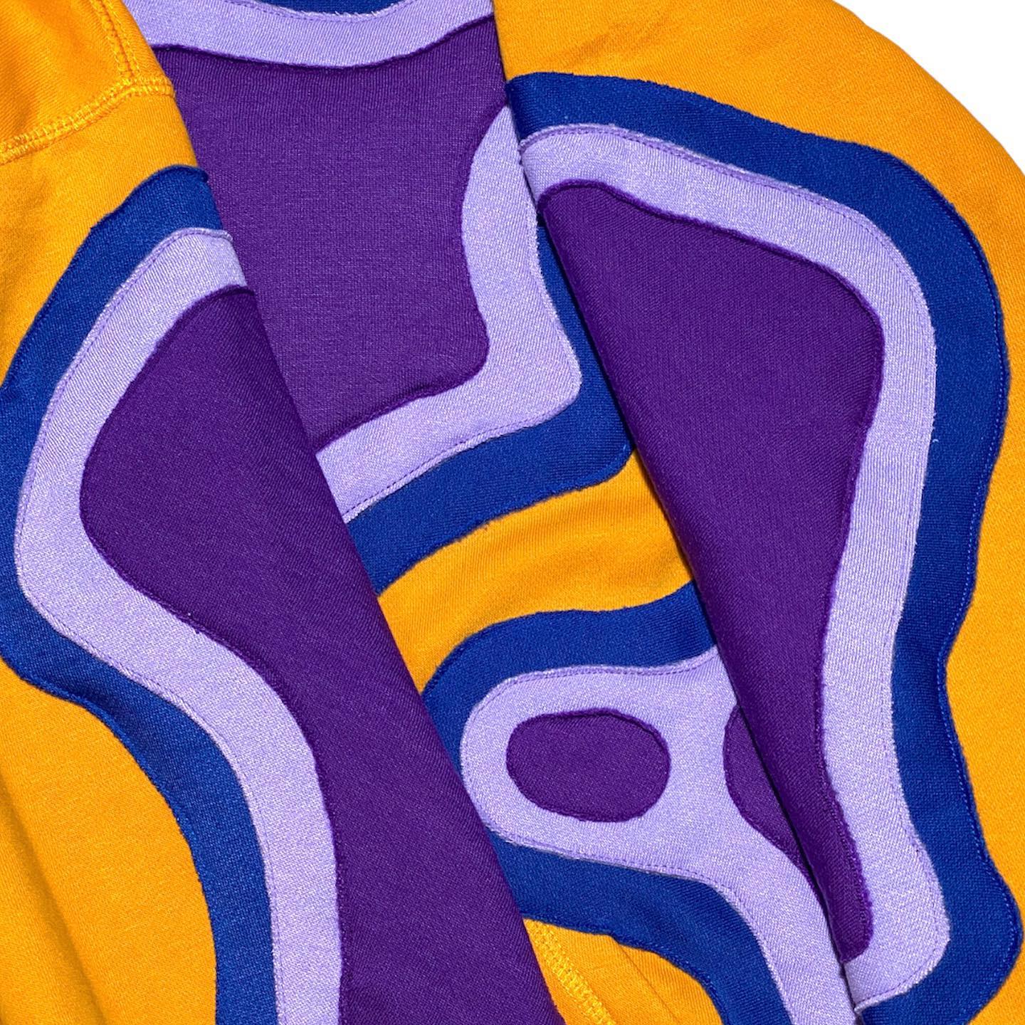 Reworked Nike Thermal Hoodie Lakers