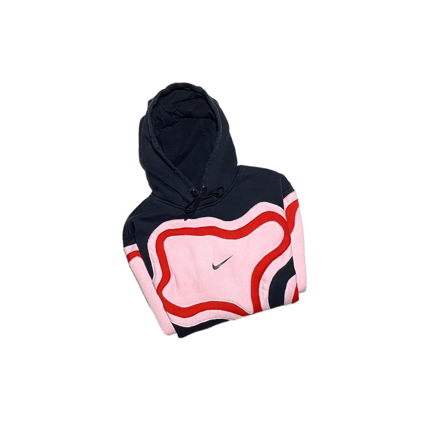 Reworked Nike Thermal Hoodie Blood