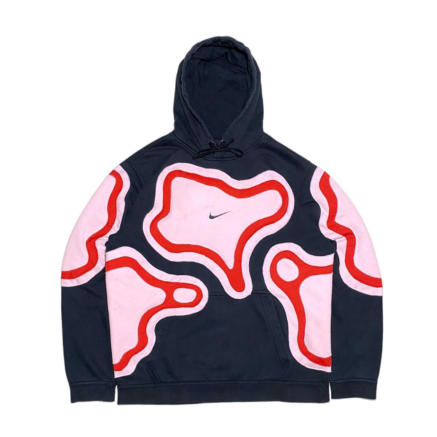 Reworked Nike Thermal Hoodie Blood