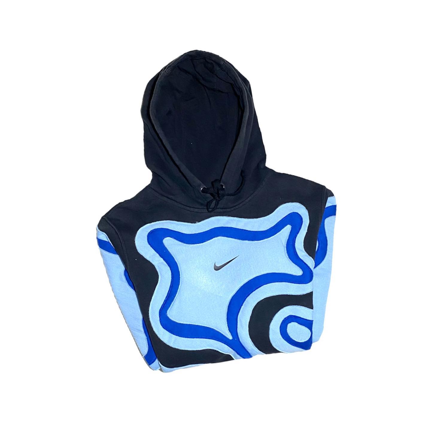 Reworked Nike Thermal Hoodie Sea