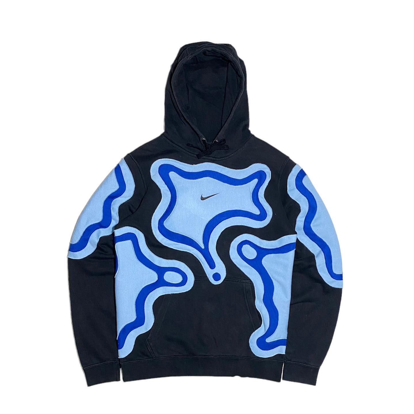 Reworked Nike Thermal Hoodie Sea