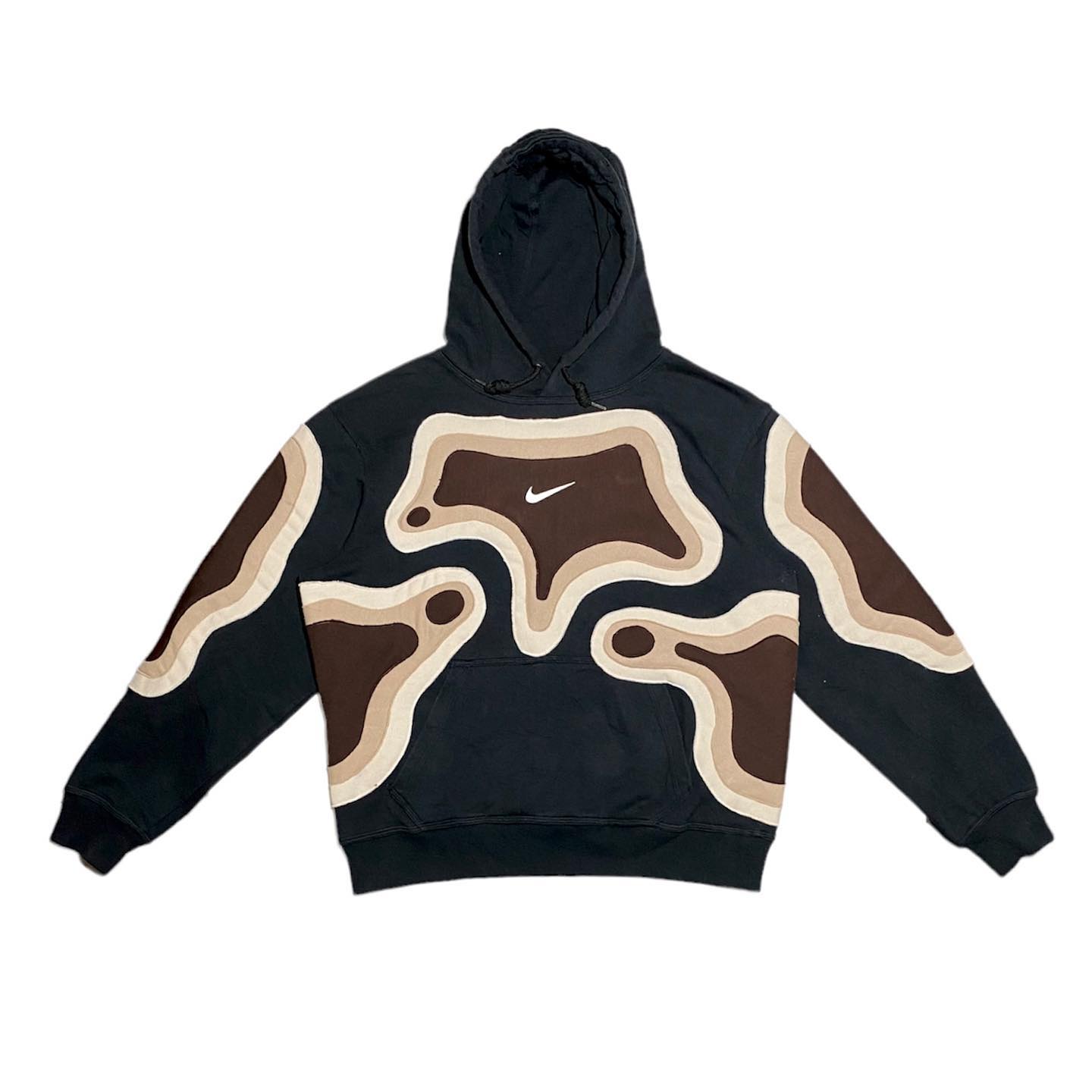 Reworked Nike Plasma Hoodie Choco