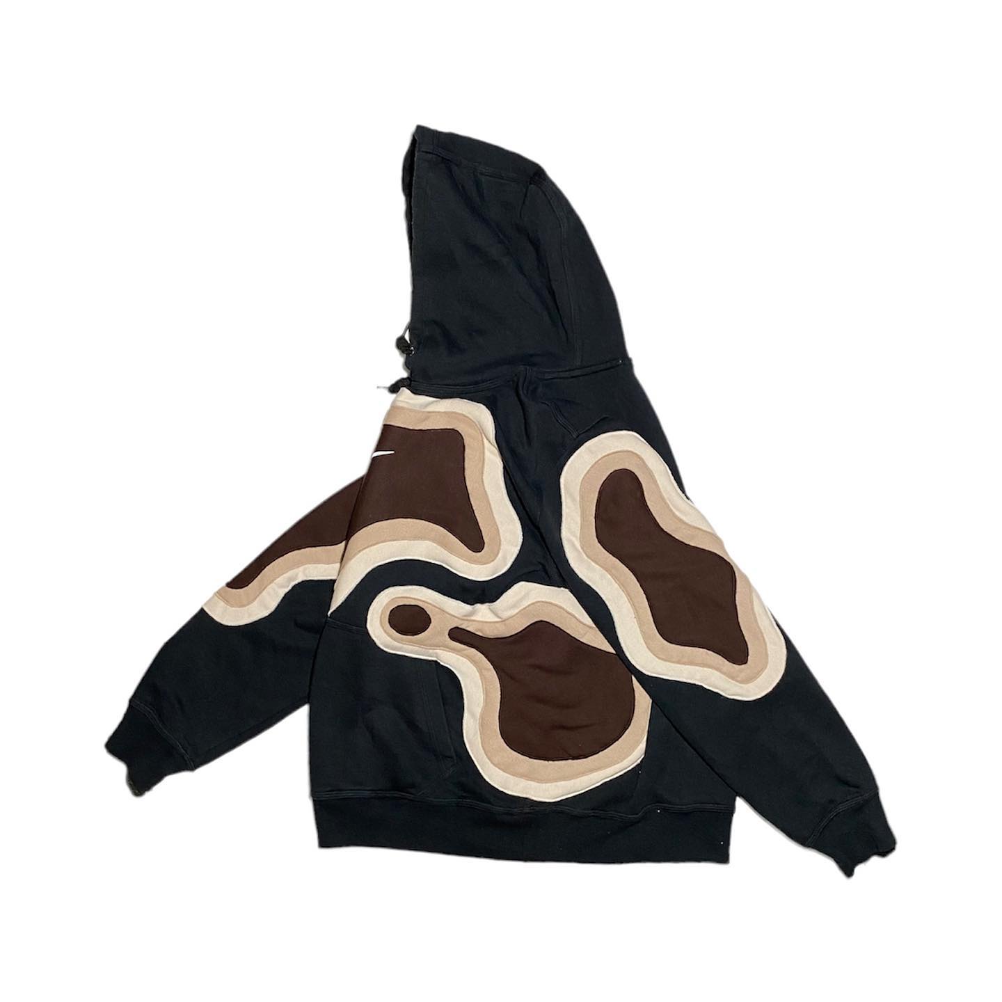 Reworked Nike Plasma Hoodie Choco