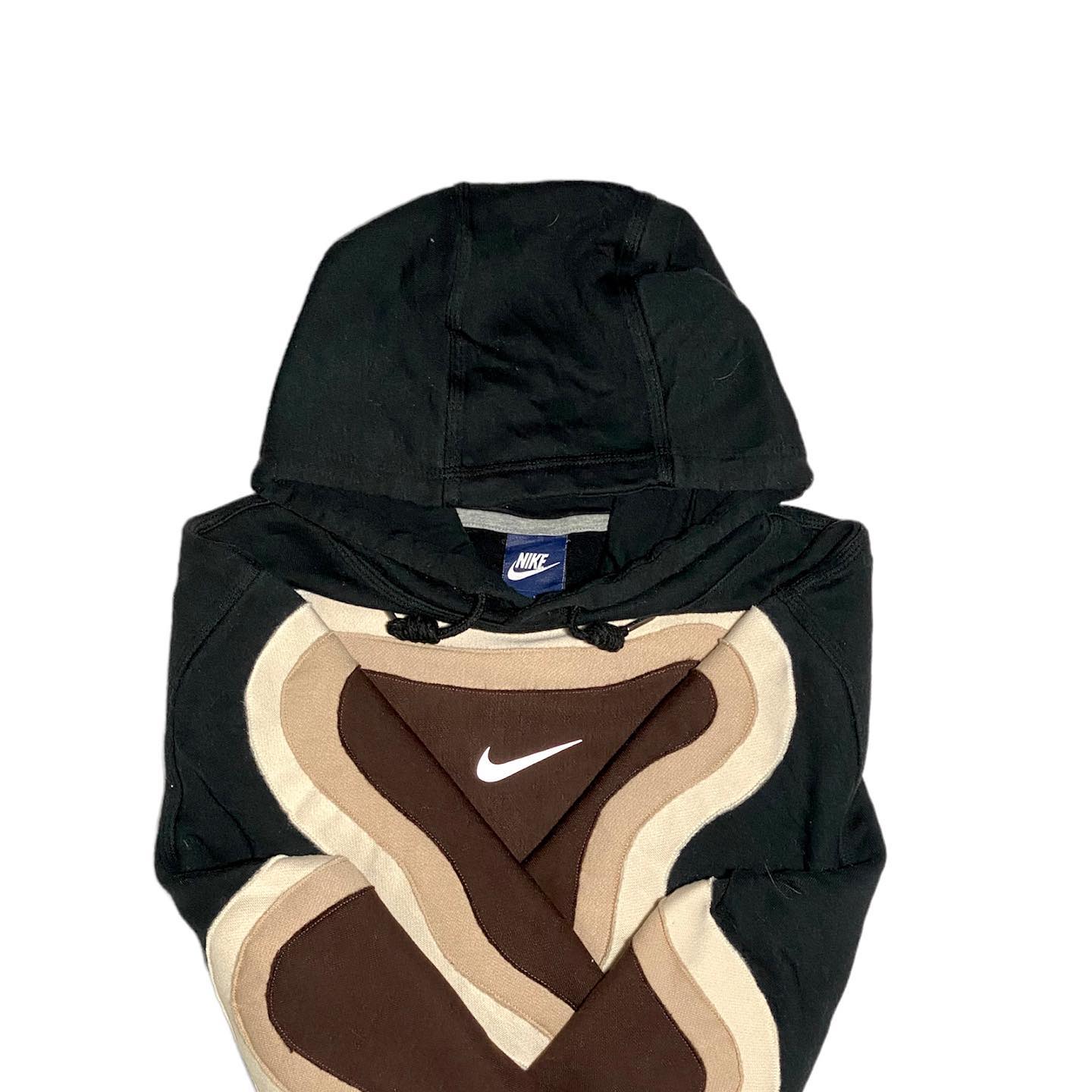 Reworked Nike Plasma Hoodie Choco