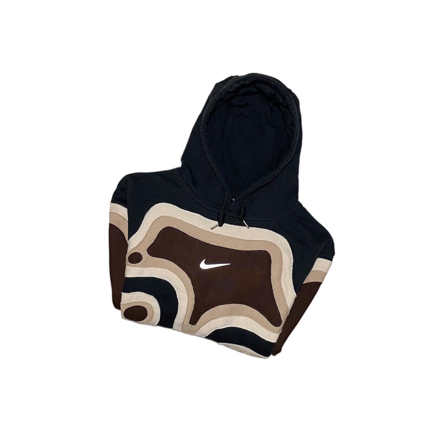 Reworked Nike Plasma Hoodie Choco