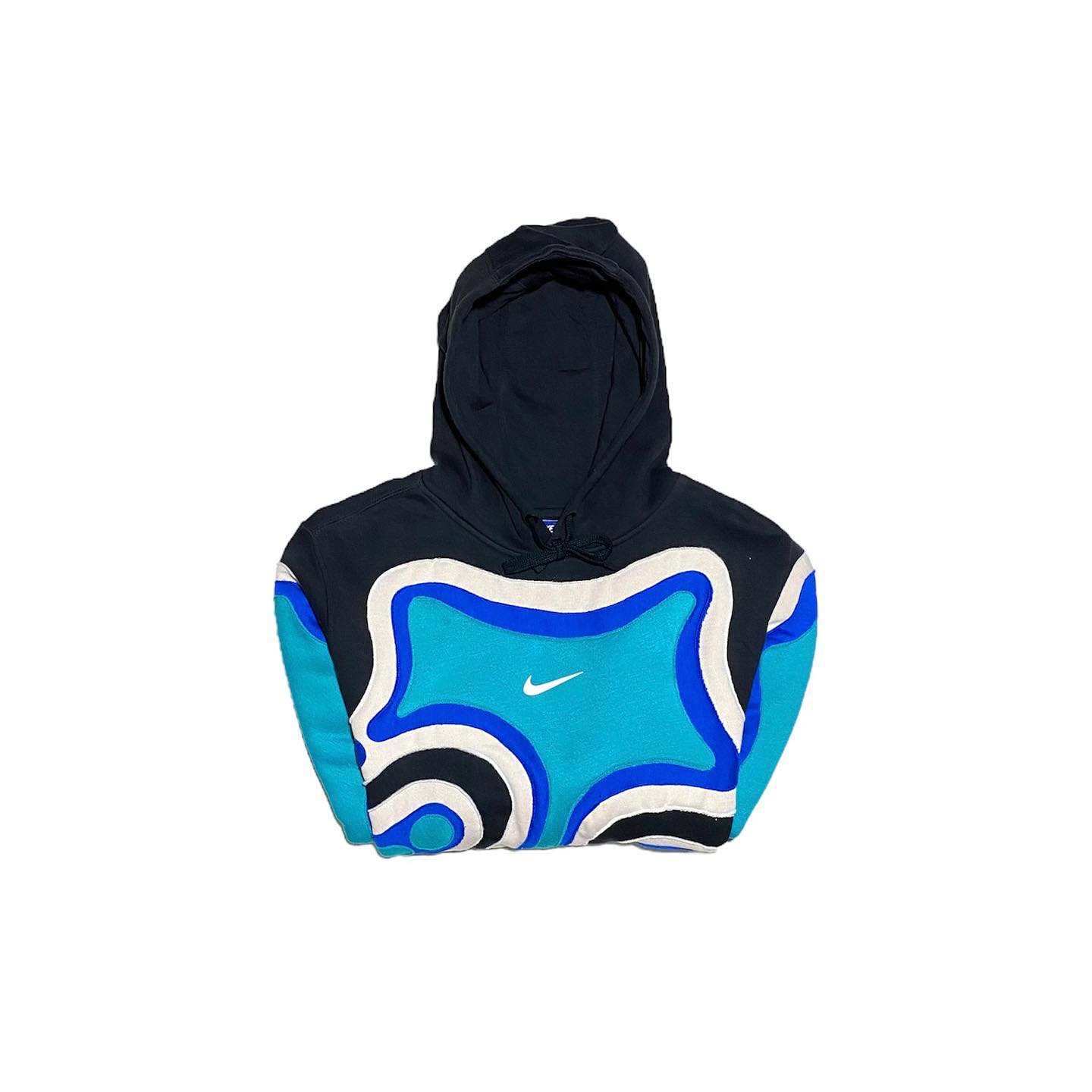 Reworked Nike Plasma Hoodie Ocean