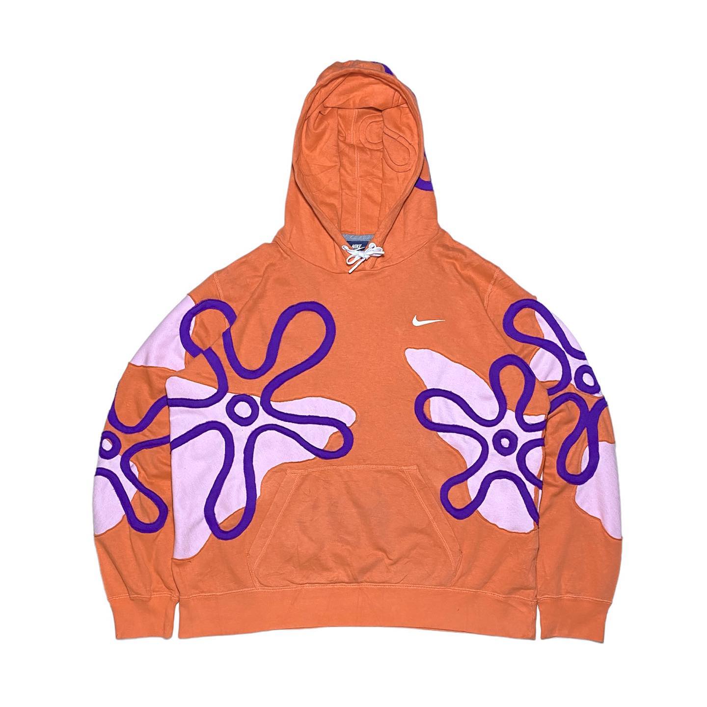 Reworked Nike Flower Glow Hoodie