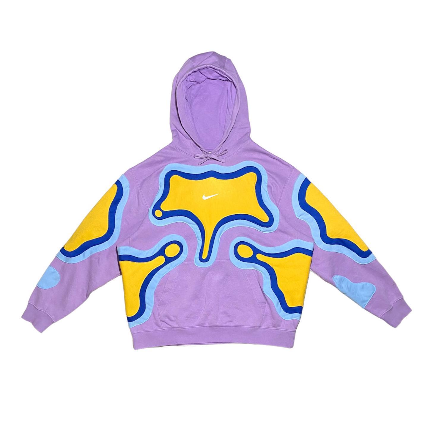 Reworked Nike Island Hoodie Purple