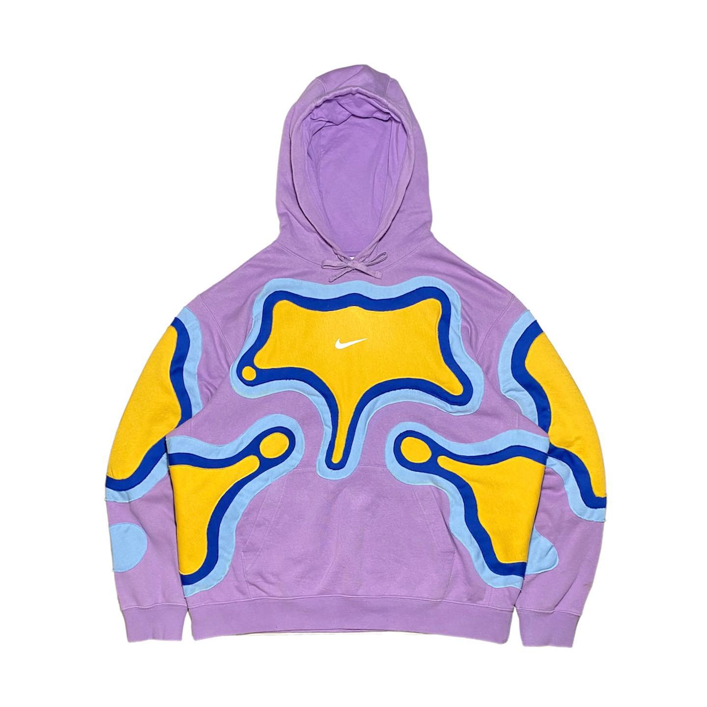 Reworked Nike Island Hoodie Purple