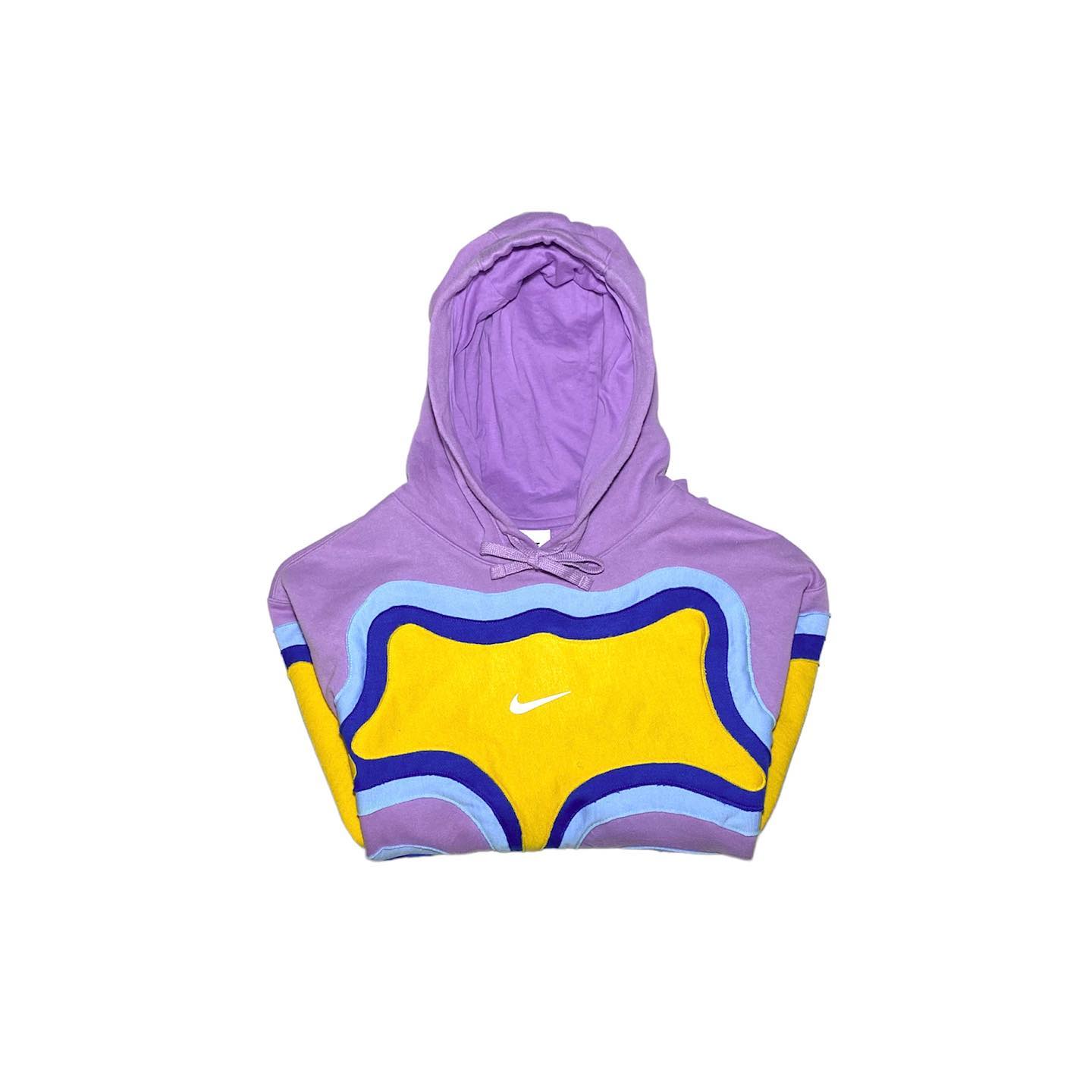 Reworked Nike Island Hoodie Purple