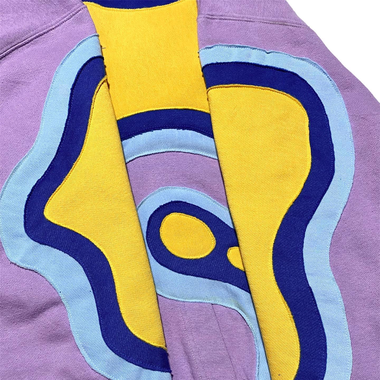 Reworked Nike Island Hoodie Purple