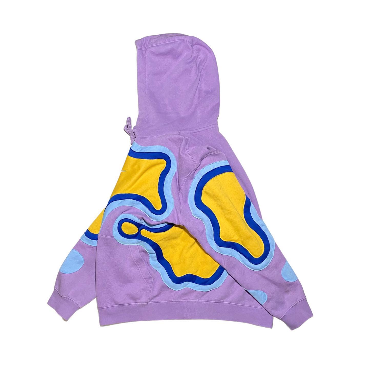 Reworked Nike Island Hoodie Purple