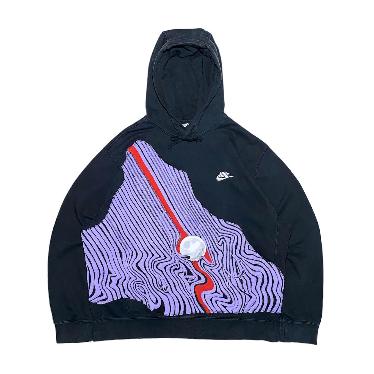 Reworked Nike Head Hoodie