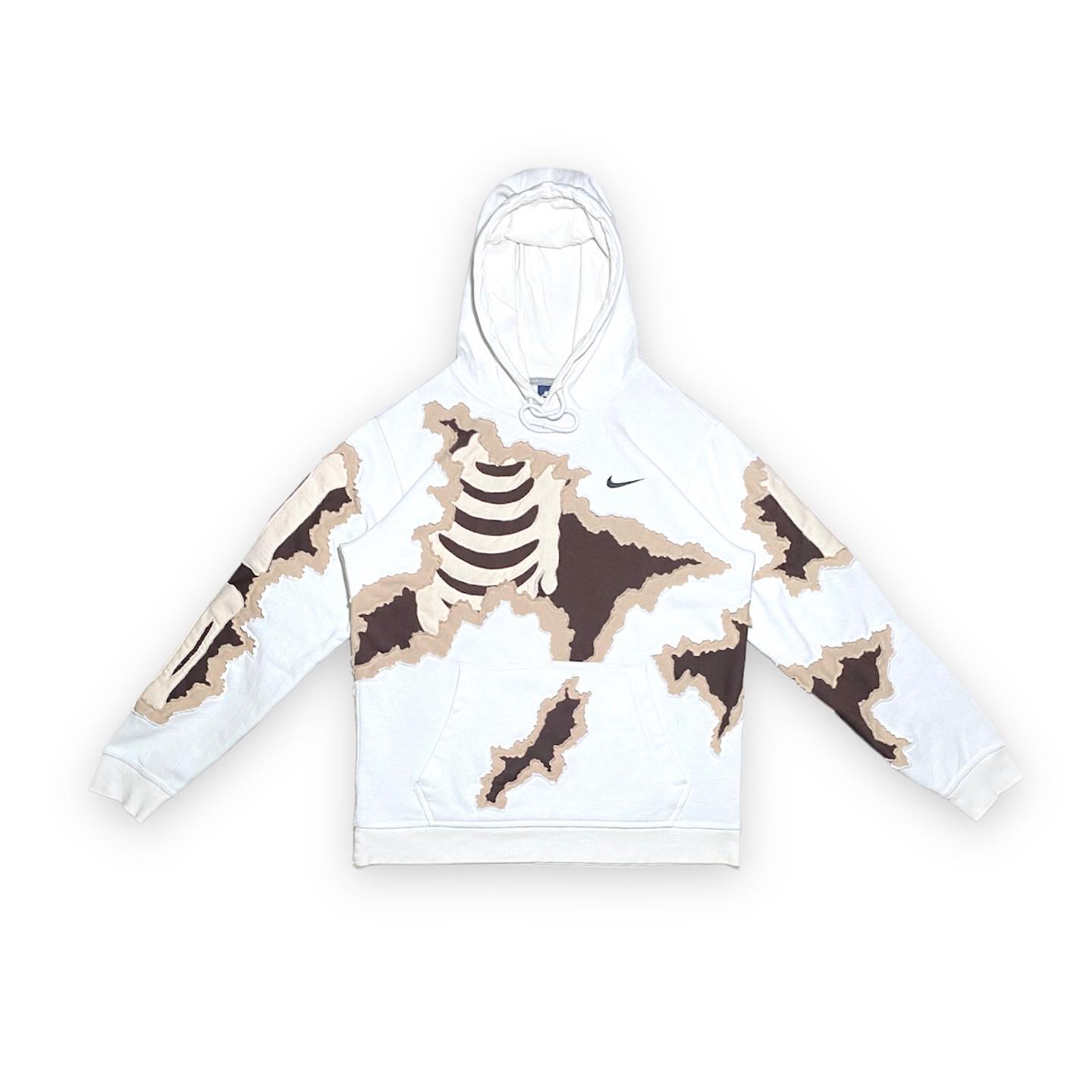 Reworked Nike Skeleton Choco Hoodie