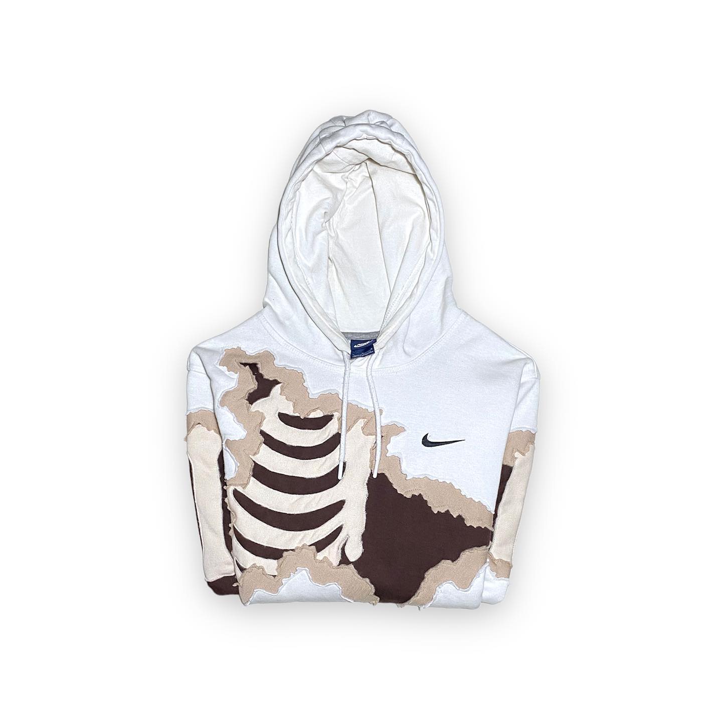 Reworked Nike Skeleton Choco Hoodie