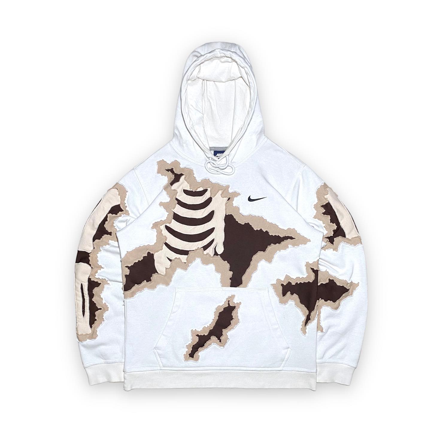 Reworked Nike Skeleton Choco Hoodie