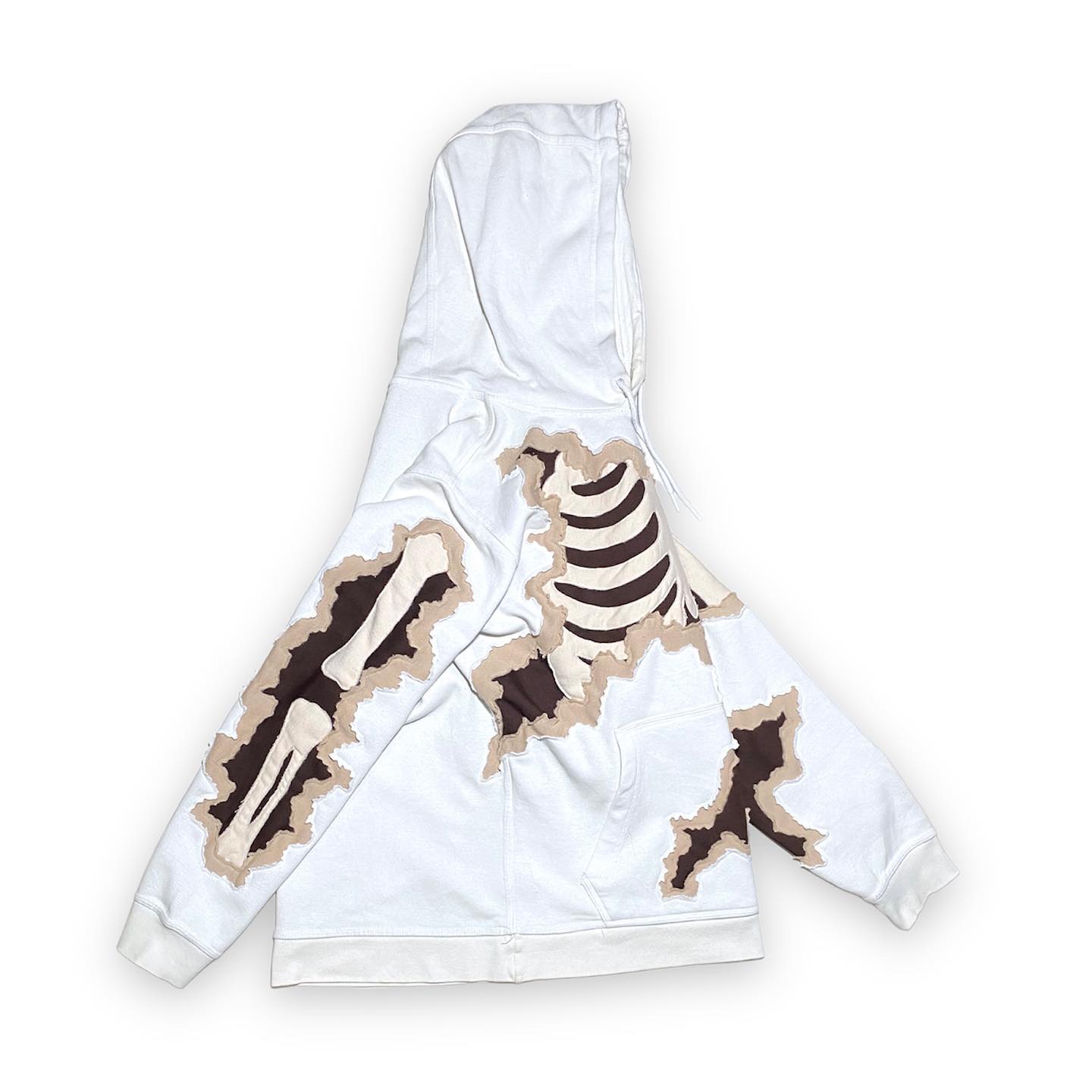 Reworked Nike Skeleton Choco Hoodie