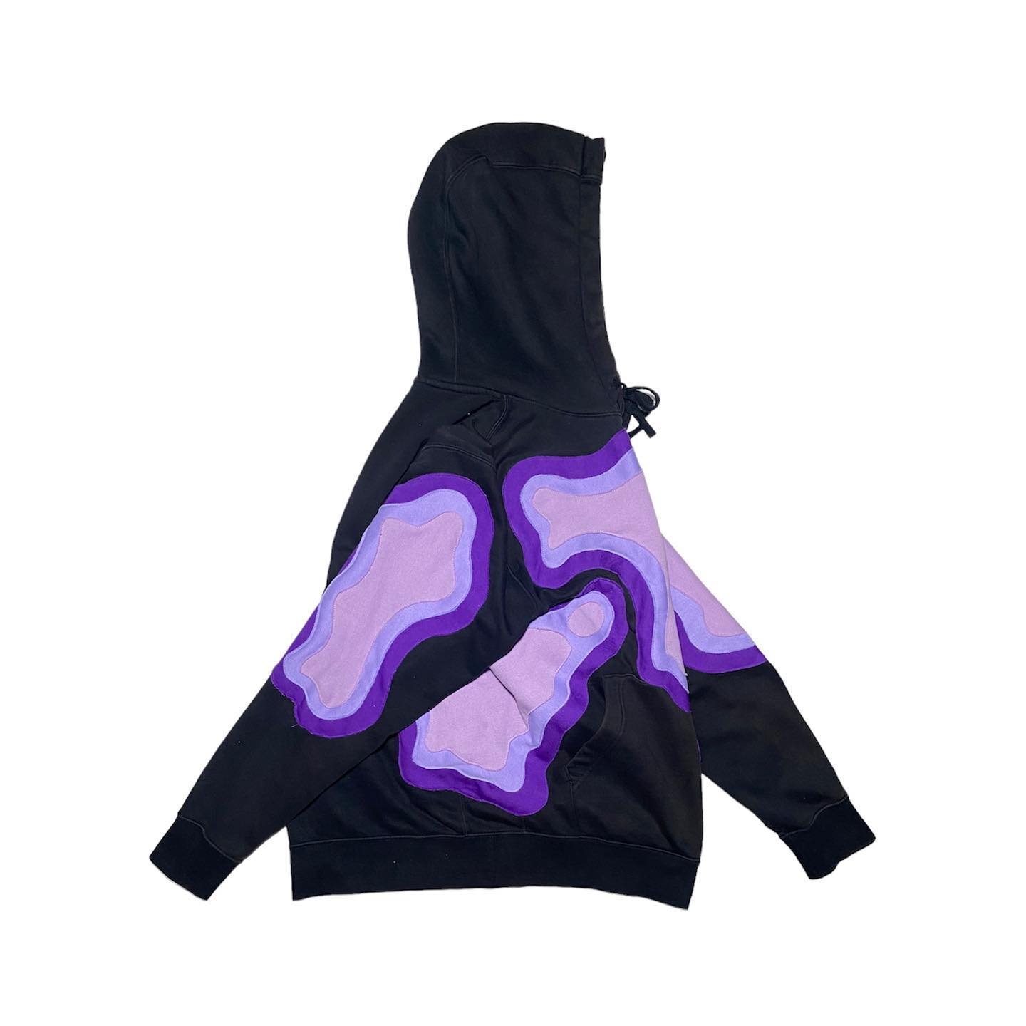 Reworked Nike Purple Island Hoodie