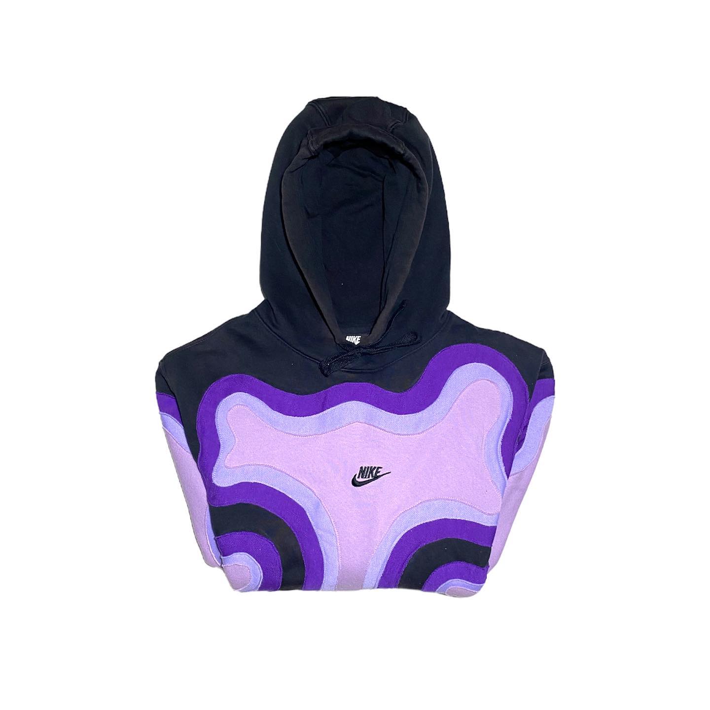 Reworked Nike Purple Island Hoodie