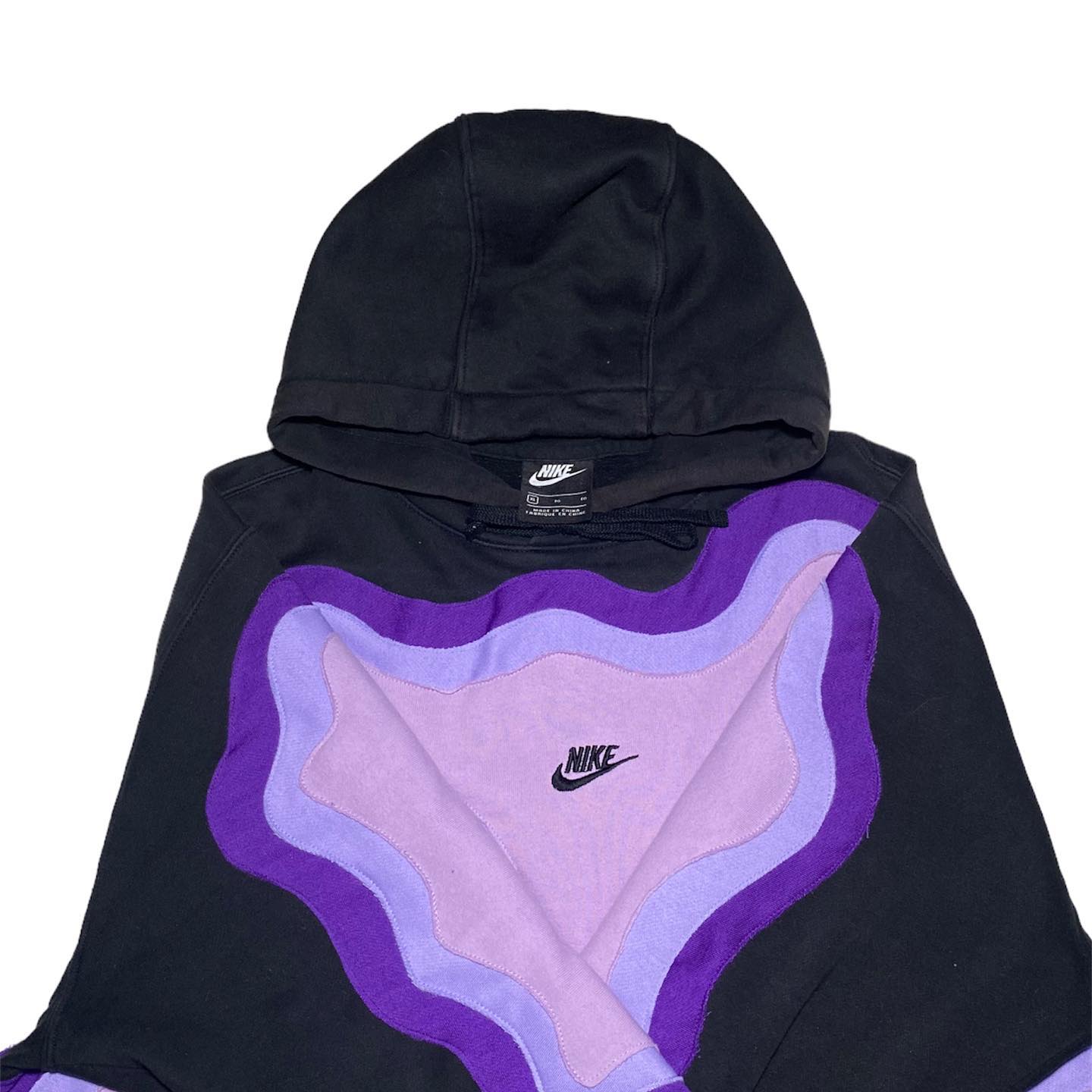 Reworked Nike Purple Island Hoodie