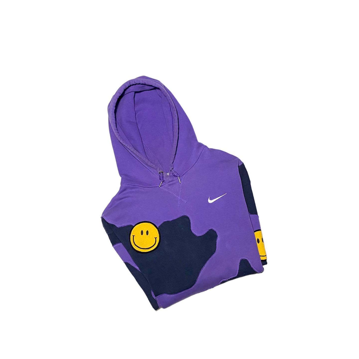 Reworked Nike Scratch Smiley Hoodie