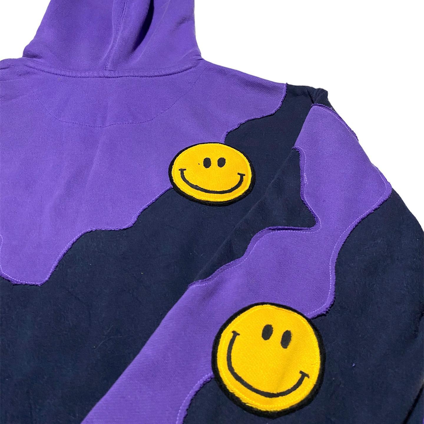 Reworked Nike Scratch Smiley Hoodie