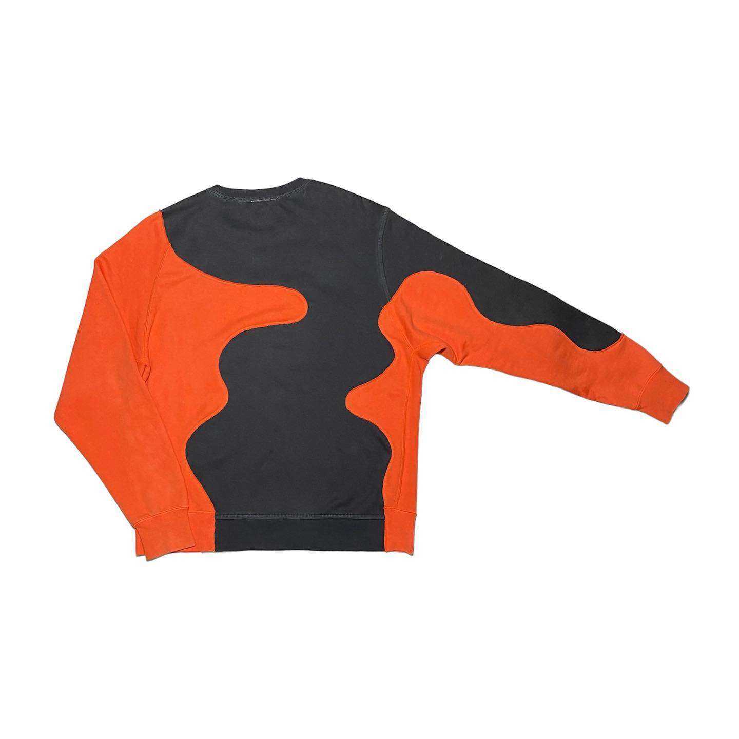 Reworked Nike Skeleton Sweatshirt Black/Orange/White