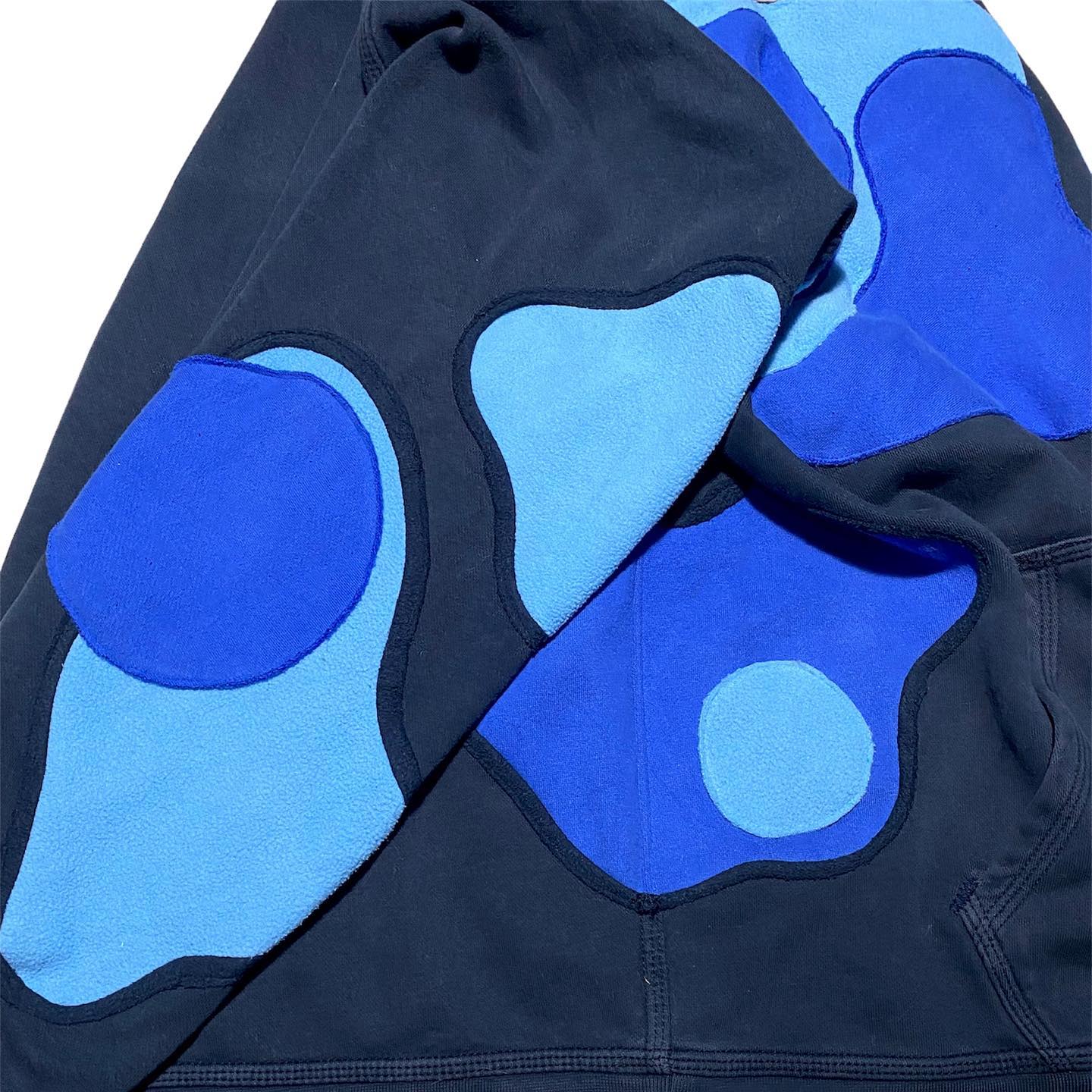 Reworked Nike Water Cell Hoodie Blue