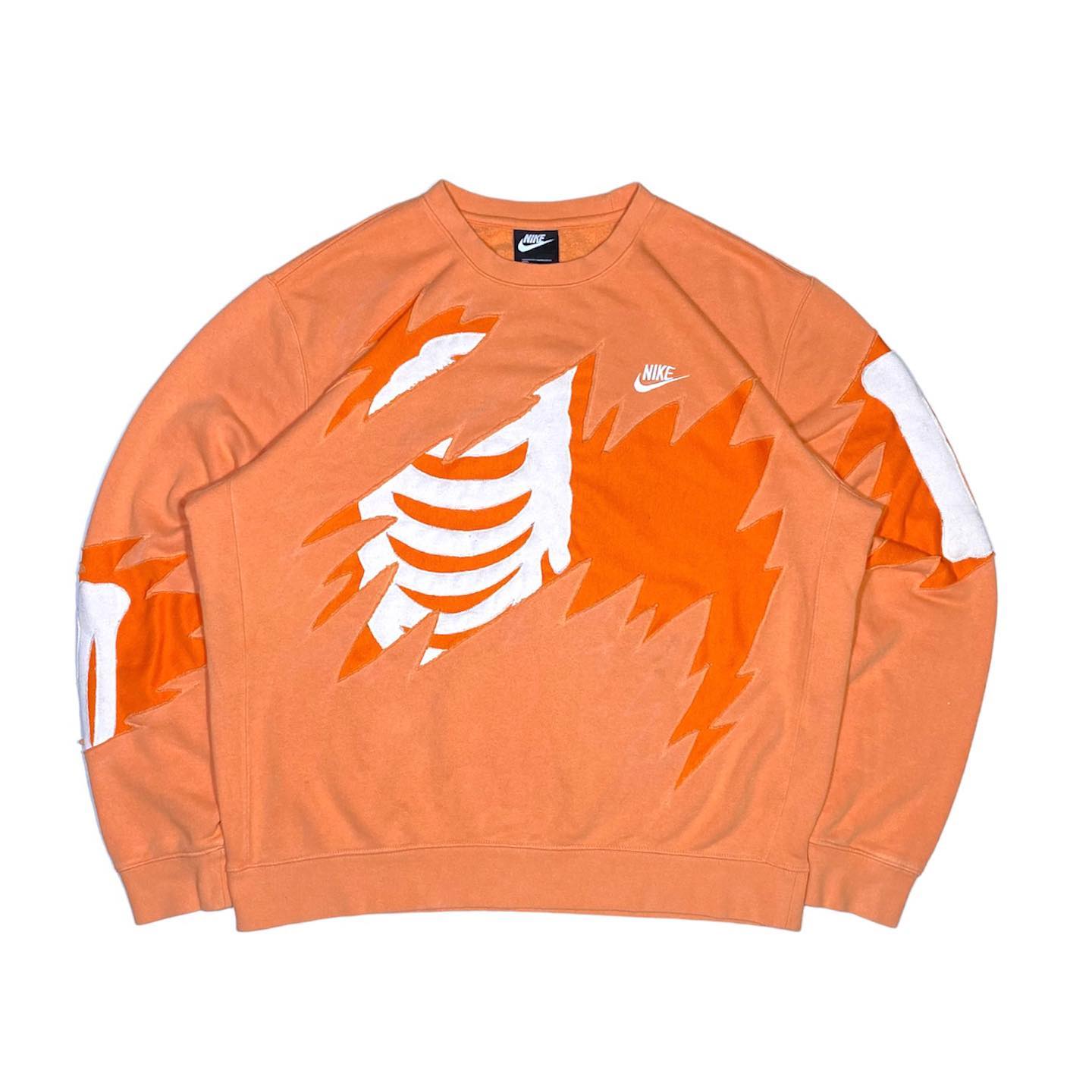 Reworked Nike Skeleton Scars Sweatshirt