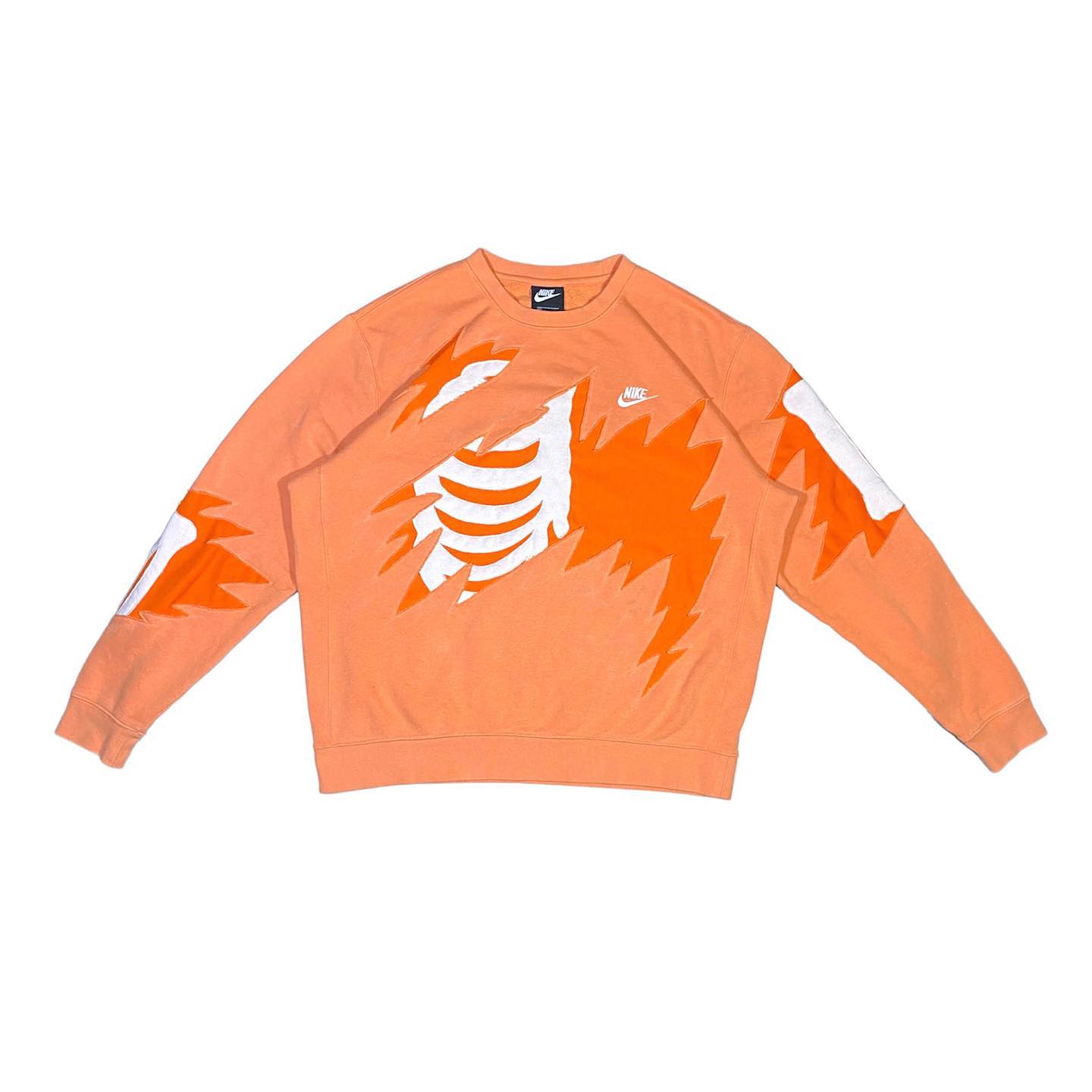 Reworked Nike Skeleton Scars Sweatshirt