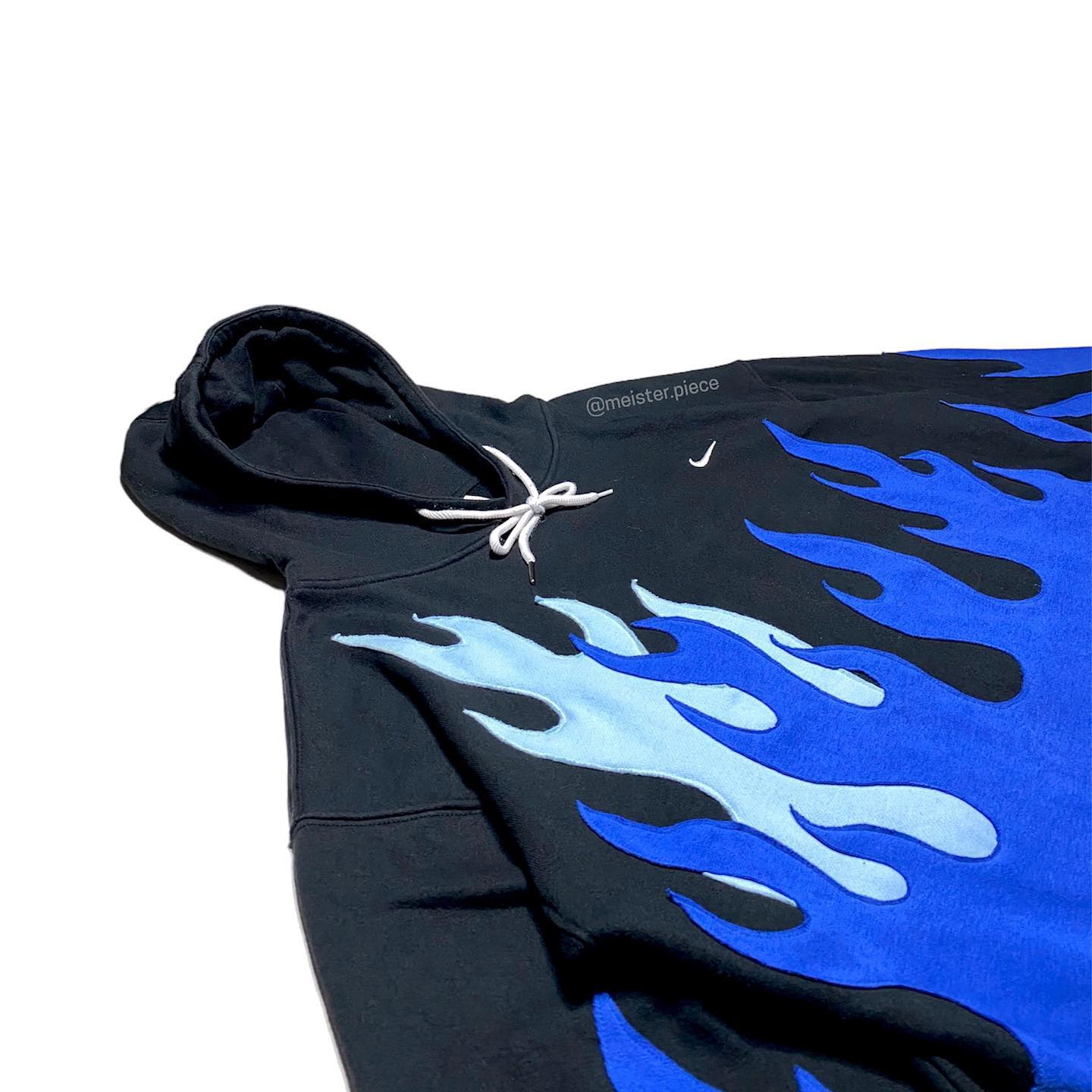 Reworked Nike Water Flame Hoodie