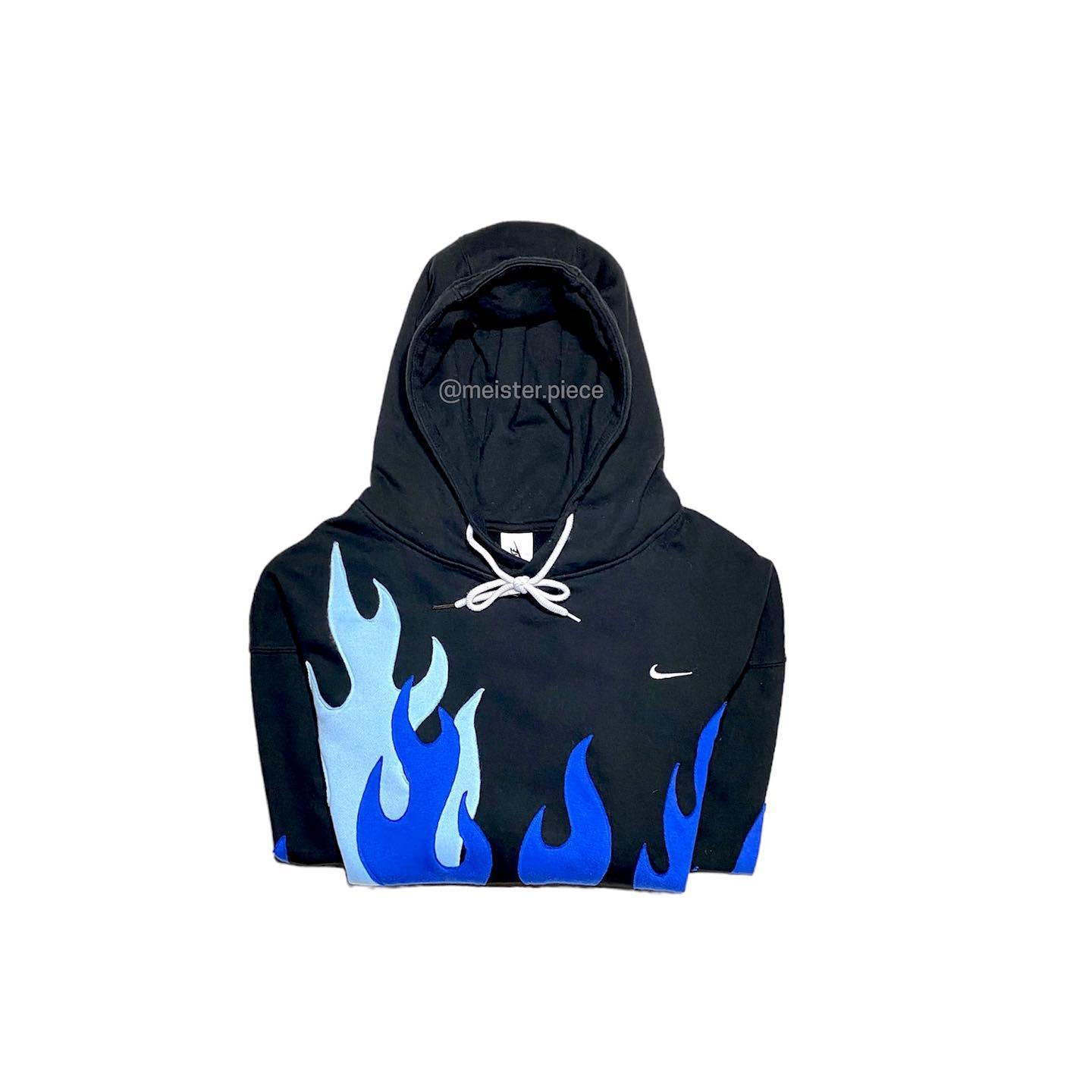 Reworked Nike Water Flame Hoodie