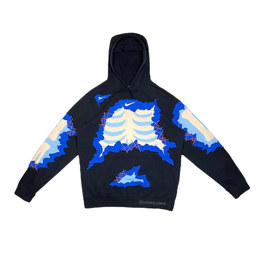 Reworked Nike Skeleton Scratch Set Black/Blue