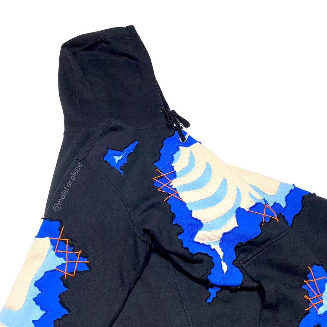 Reworked Nike Skeleton Scratch Set Black/Blue