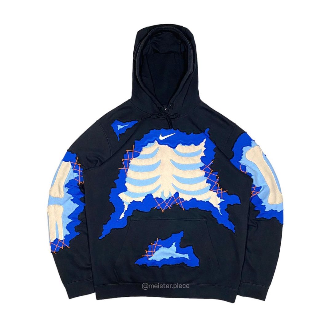 Reworked Nike Skeleton Scratch Set Black/Blue