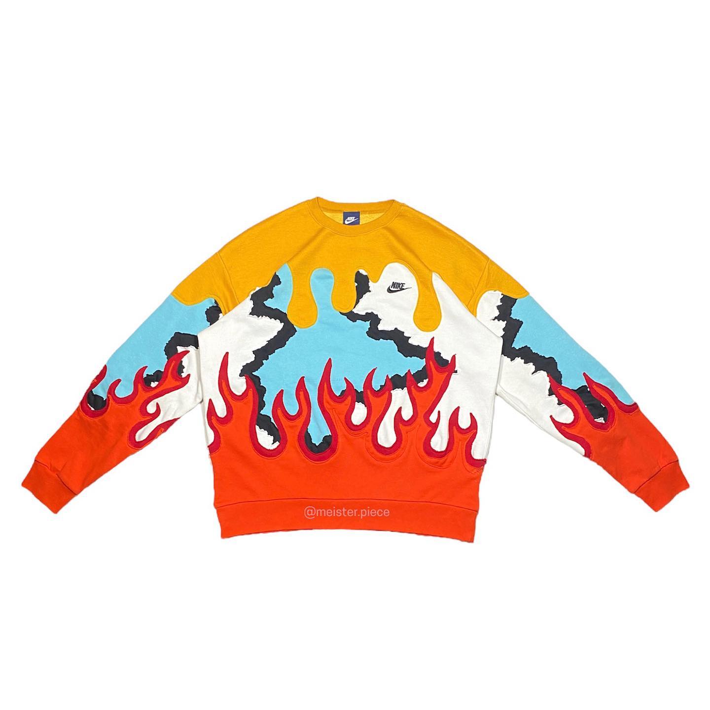 Reworked Nike Vibrant Sweatshirt