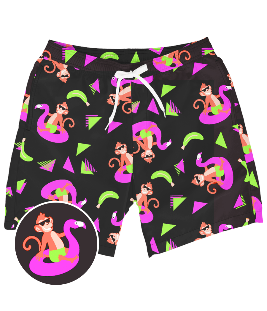 Monkey Business Stretch Swim Trunks