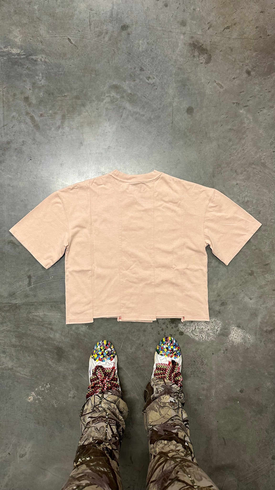 HUMAN TEE - Cream