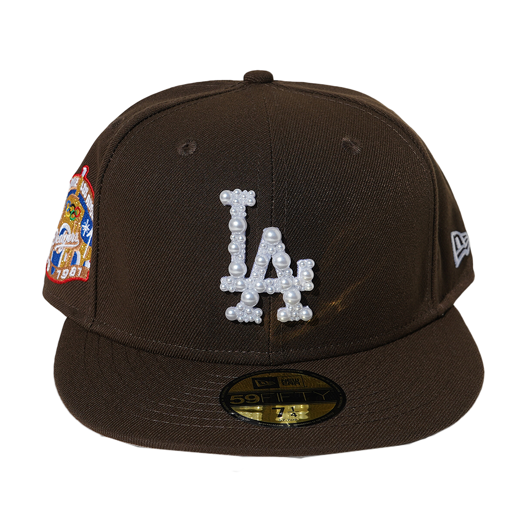 Los Angeles Pearl Fitted (Brown)