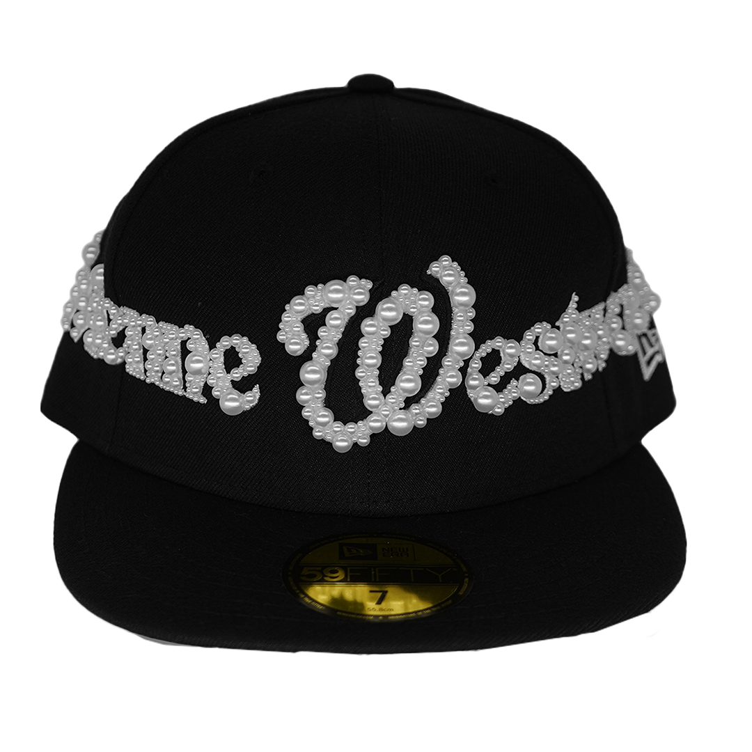 Vivi Pearl Snapback (Black)