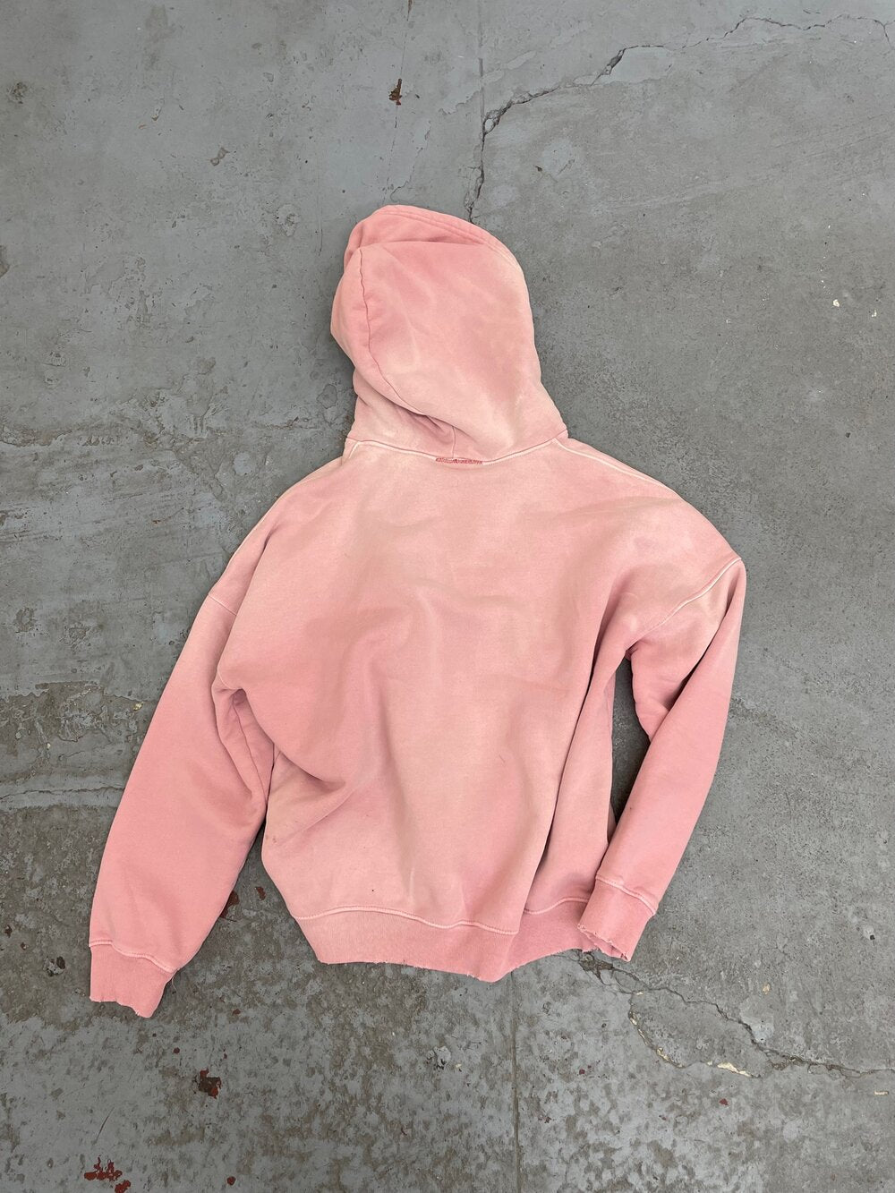 OVERSIZE CROP HOODIE AGED MAUVE