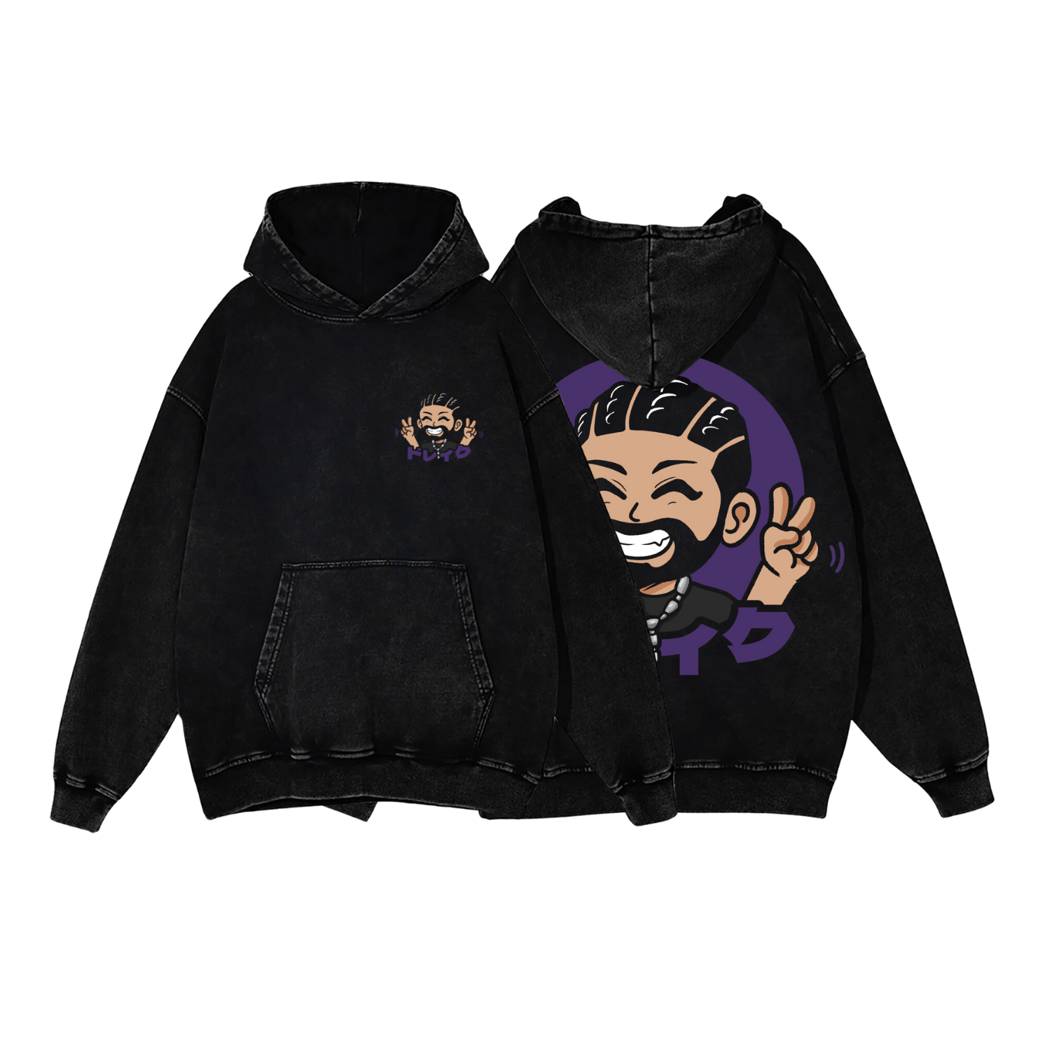 BLACK TOKYO DRAKE HOODIE