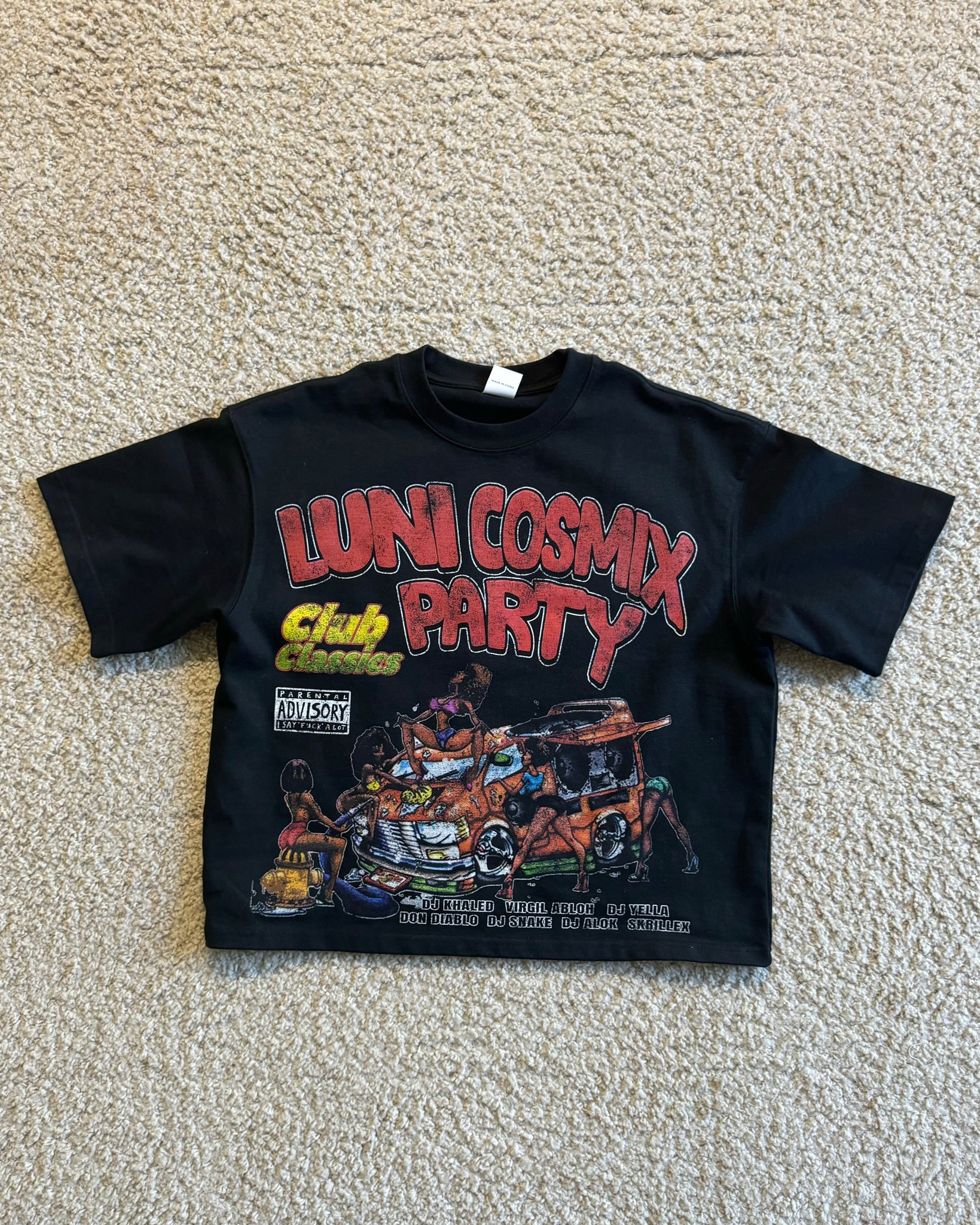 COSMIX CLUB TEES - Black