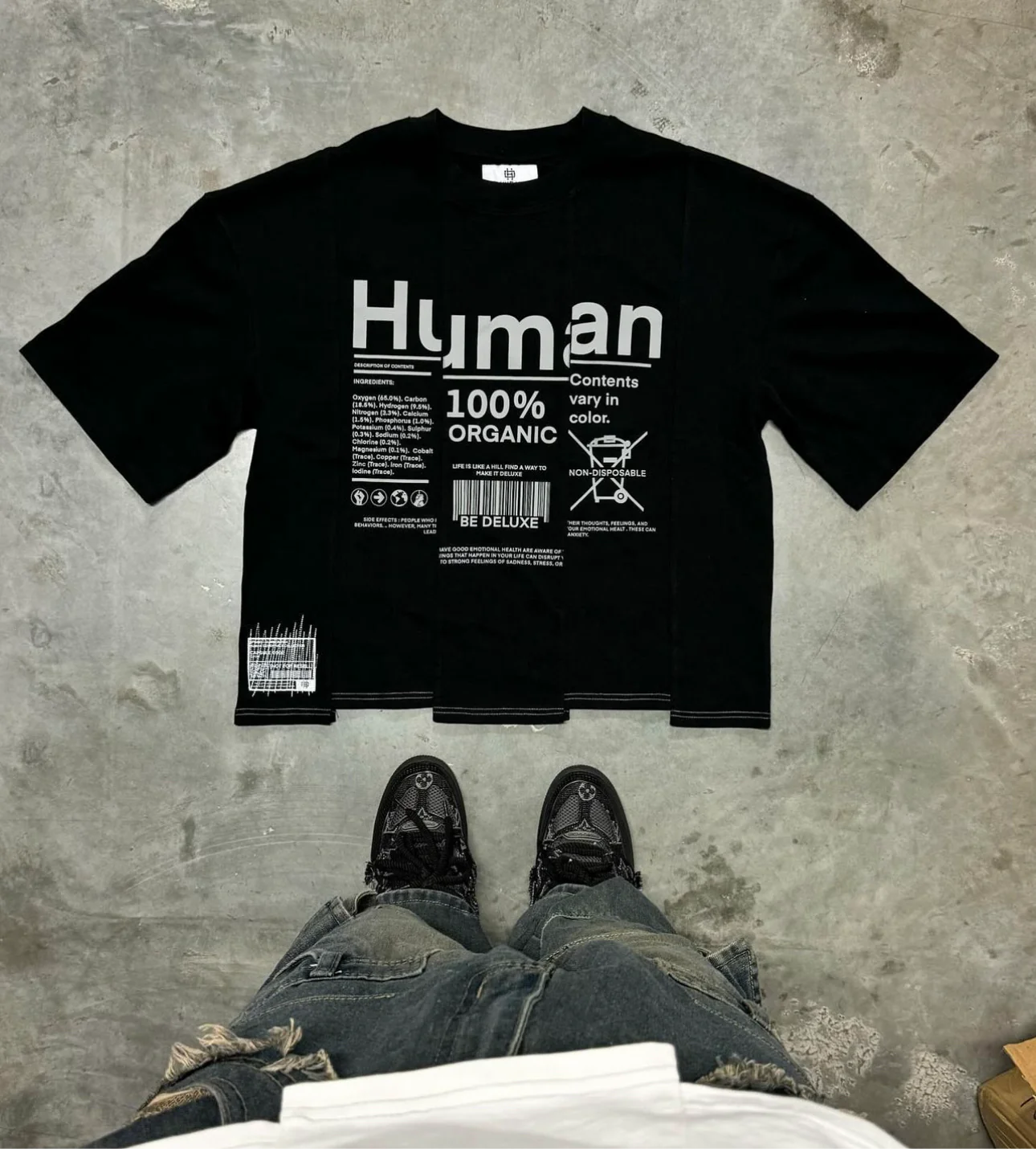 HUMAN TEE - Onyx