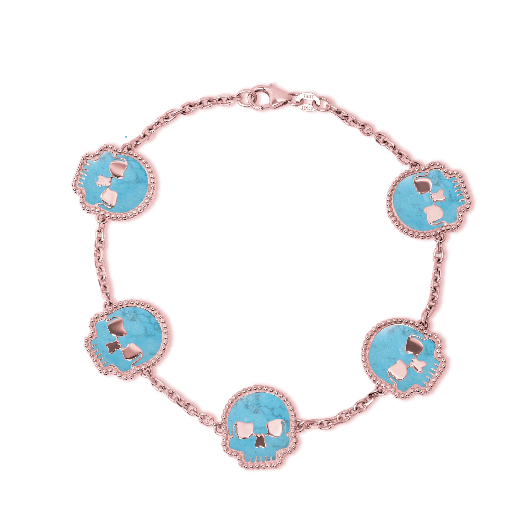 Baby Blue Turquoise Sskuahlly Bracelet